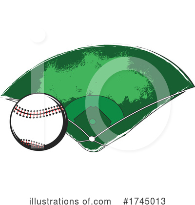 Baseball Clipart #1745013 by Vector Tradition SM