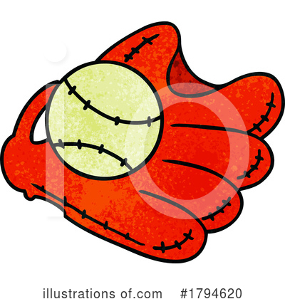 Royalty-Free (RF) Baseball Clipart Illustration by lineartestpilot - Stock Sample #1794620