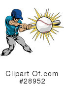 Baseball Clipart #28952 by AtStockIllustration