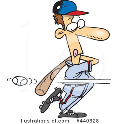 Royalty-Free (RF) Baseball Clipart Illustration by toonaday - Stock Sample #440628