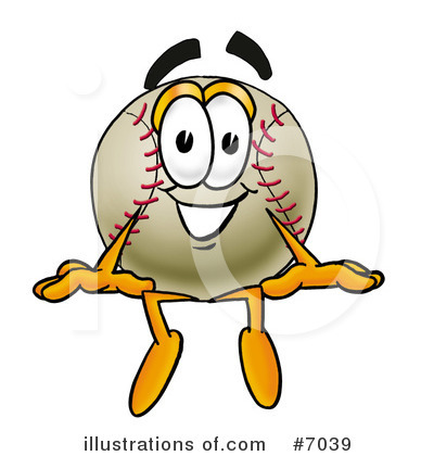 Royalty-Free (RF) Baseball Clipart Illustration by Mascot Junction - Stock Sample #7039