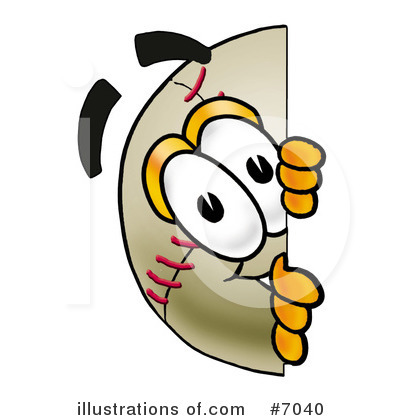 Royalty-Free (RF) Baseball Clipart Illustration by Mascot Junction - Stock Sample #7040