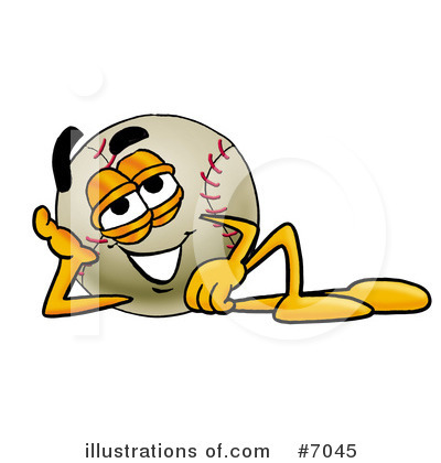 Royalty-Free (RF) Baseball Clipart Illustration by Mascot Junction - Stock Sample #7045