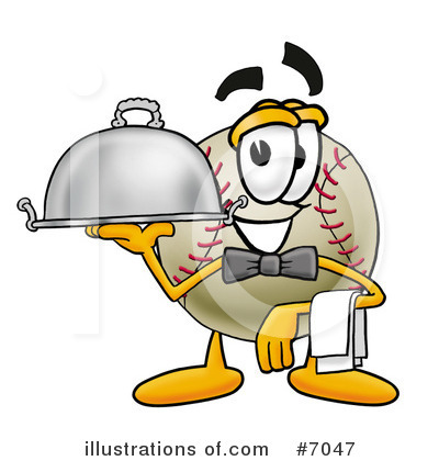 Royalty-Free (RF) Baseball Clipart Illustration by Mascot Junction - Stock Sample #7047