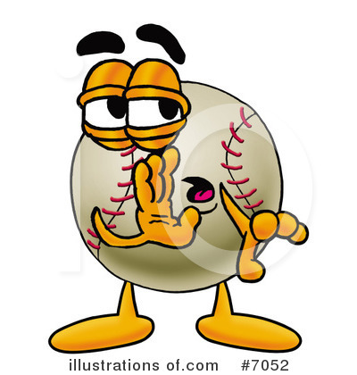 Royalty-Free (RF) Baseball Clipart Illustration by Mascot Junction - Stock Sample #7052