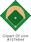 Baseball Diamond Clipart #1074644 by Pams Clipart