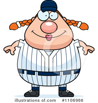 Royalty-Free (RF) Baseball Player Clipart Illustration by Cory Thoman - Stock Sample #1106966