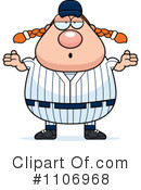 Baseball Player Clipart #1106968 by Cory Thoman