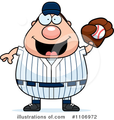 Baseball Player Clipart #1106972 by Cory Thoman