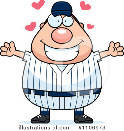 Royalty-Free (RF) Baseball Player Clipart Illustration by Cory Thoman - Stock Sample #1106973