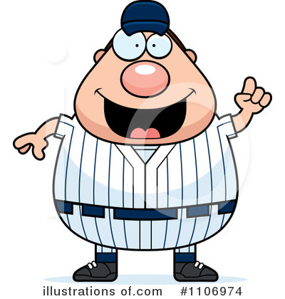 Royalty-Free (RF) Baseball Player Clipart Illustration by Cory Thoman - Stock Sample #1106974