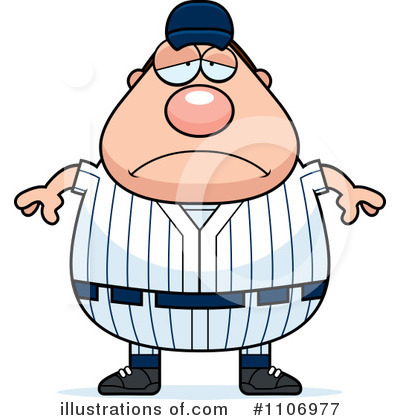 Royalty-Free (RF) Baseball Player Clipart Illustration by Cory Thoman - Stock Sample #1106977