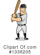 Baseball Player Clipart #1336205 by Vector Tradition SM