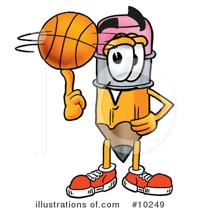 Royalty-Free (RF) Basketball Clipart Illustration by Mascot Junction - Stock Sample #10249