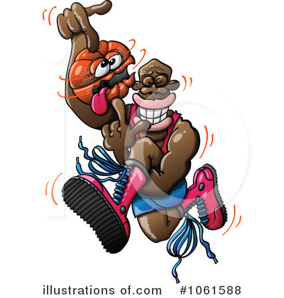 Royalty-Free (RF) Basketball Clipart Illustration by Zooco - Stock Sample #1061588