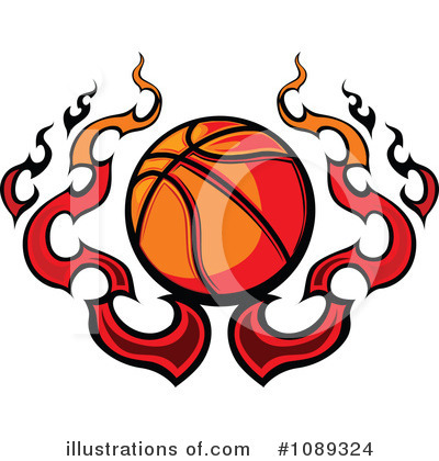 Basketball Clipart #1089324 by Chromaco