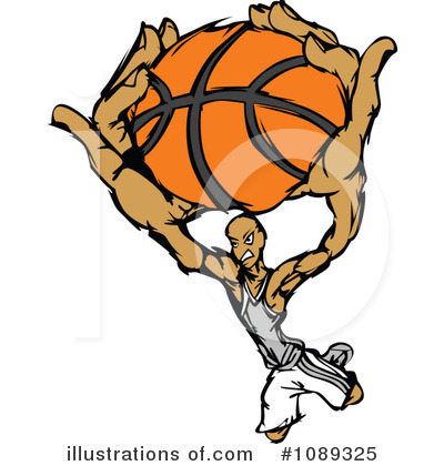 Basketball Clipart #1089325 by Chromaco