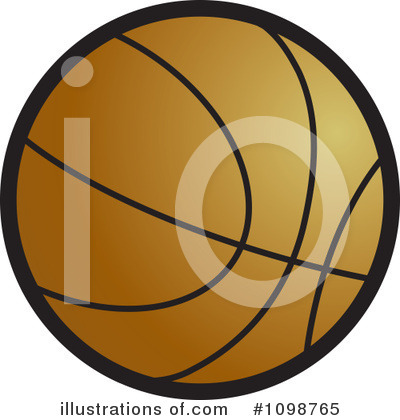 Royalty-Free (RF) Basketball Clipart Illustration by Lal Perera - Stock Sample #1098765
