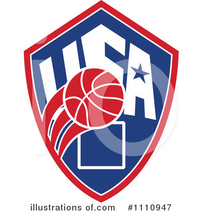 Royalty-Free (RF) Basketball Clipart Illustration by patrimonio - Stock Sample #1110947
