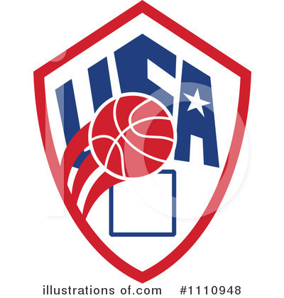Royalty-Free (RF) Basketball Clipart Illustration by patrimonio - Stock Sample #1110948