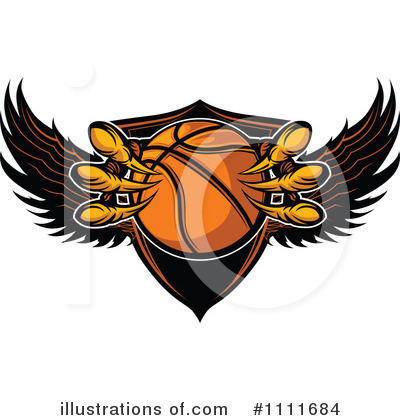 Royalty-Free (RF) Basketball Clipart Illustration by Chromaco - Stock Sample #1111684
