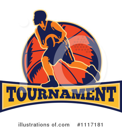 Royalty-Free (RF) Basketball Clipart Illustration by patrimonio - Stock Sample #1117181