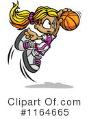 Basketball Clipart #1164665 by Chromaco