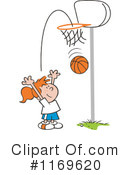 Basketball Clipart #1169620 by Johnny Sajem