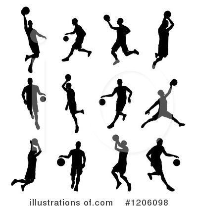 Royalty-Free (RF) Basketball Clipart Illustration by AtStockIllustration - Stock Sample #1206098