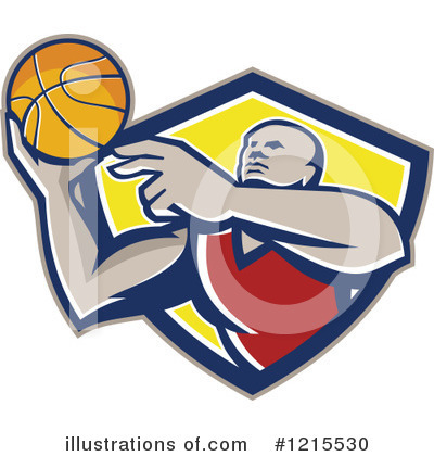 Royalty-Free (RF) Basketball Clipart Illustration by patrimonio - Stock Sample #1215530