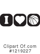 Basketball Clipart #1219227 by Johnny Sajem