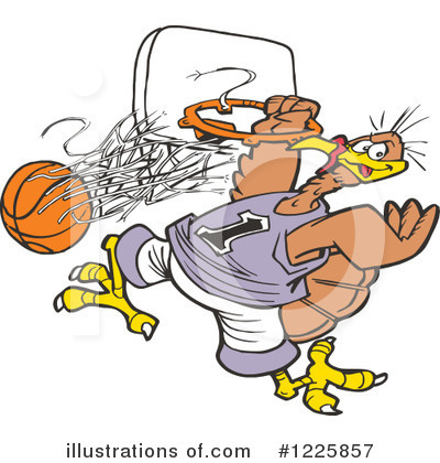 Royalty-Free (RF) Basketball Clipart Illustration by Johnny Sajem - Stock Sample #1225857