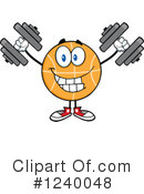 Basketball Clipart #1240048 by Hit Toon