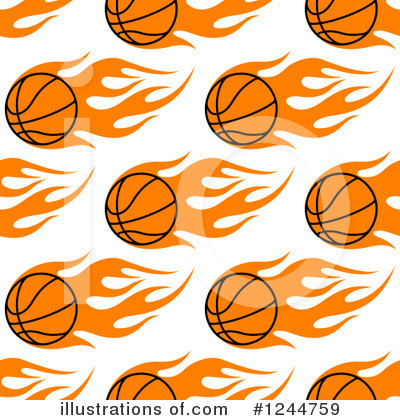 Royalty-Free (RF) Basketball Clipart Illustration by Vector Tradition SM - Stock Sample #1244759