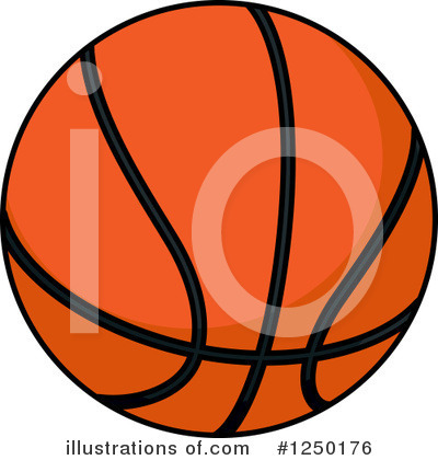 Royalty-Free (RF) Basketball Clipart Illustration by Vector Tradition SM - Stock Sample #1250176