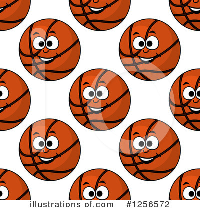 Royalty-Free (RF) Basketball Clipart Illustration by Vector Tradition SM - Stock Sample #1256572