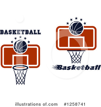 Royalty-Free (RF) Basketball Clipart Illustration by Vector Tradition SM - Stock Sample #1258741