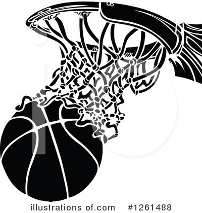 Royalty-Free (RF) Basketball Clipart Illustration by Chromaco - Stock Sample #1261488
