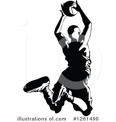 Royalty-Free (RF) Basketball Clipart Illustration by Chromaco - Stock Sample #1261490