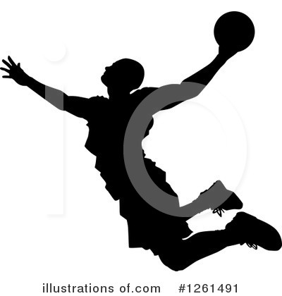 Royalty-Free (RF) Basketball Clipart Illustration by Chromaco - Stock Sample #1261491