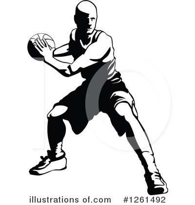 Royalty-Free (RF) Basketball Clipart Illustration by Chromaco - Stock Sample #1261492