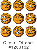 Basketball Clipart #1263132 by Chromaco