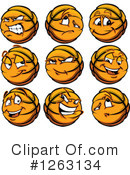 Basketball Clipart #1263134 by Chromaco