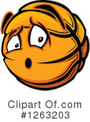 Basketball Clipart #1263203 by Chromaco