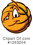 Basketball Clipart #1263204 by Chromaco