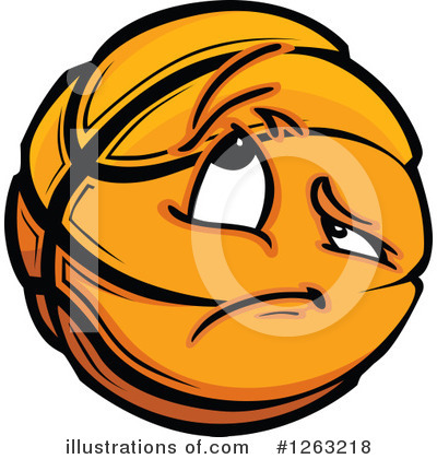 Royalty-Free (RF) Basketball Clipart Illustration by Chromaco - Stock Sample #1263218