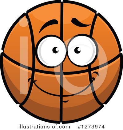 Royalty-Free (RF) Basketball Clipart Illustration by Vector Tradition SM - Stock Sample #1273974