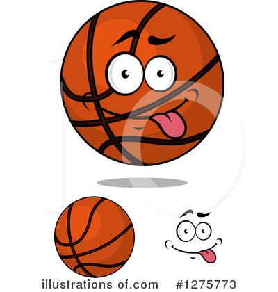 Royalty-Free (RF) Basketball Clipart Illustration by Vector Tradition SM - Stock Sample #1275773