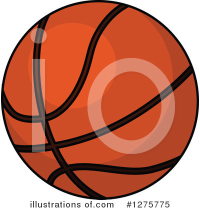 Royalty-Free (RF) Basketball Clipart Illustration by Vector Tradition SM - Stock Sample #1275775