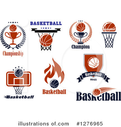 Royalty-Free (RF) Basketball Clipart Illustration by Vector Tradition SM - Stock Sample #1276965